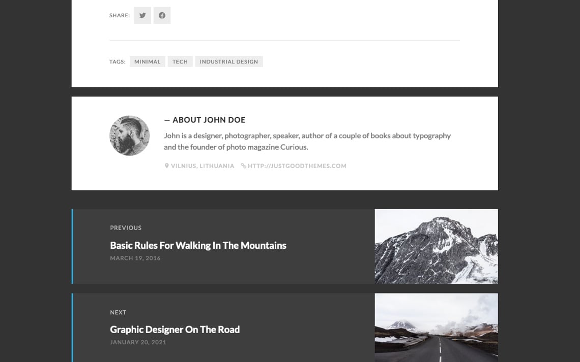 BlogInn – Bold Personal Blog Theme For Writers – Jekyll Themes