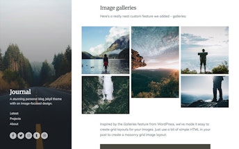 Journal – A stunning personal website/blog theme – Jekyll Themes
