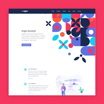 Launching Argon, a bootstrap design system Jekyll theme