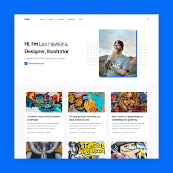 New personal blog theme