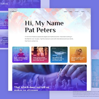 Calipse – a modern magazine Jekyll theme
