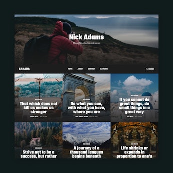 Sanara – a new magazine Jekyll theme