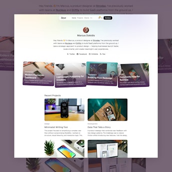 Tarne: a professional portfolio & blog Jekyll theme