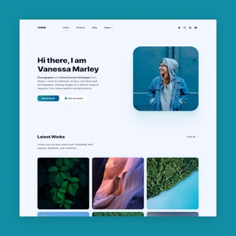 Vonge Jekyll theme from CloudCannon