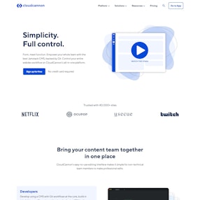 CloudCannnon Jekyll Theme