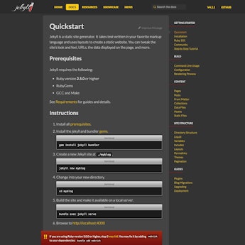 Jekyll Docs