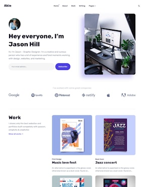 Akio Jekyll Theme