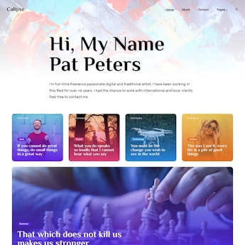 Calipse Jekyll Theme