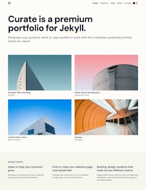 Curate Jekyll Theme