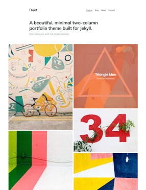Duet Jekyll Theme