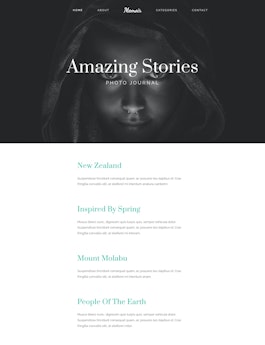 New photo blog theme