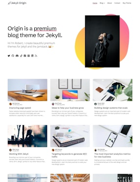 Origin Jekyll Theme