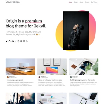 Origin Jekyll Theme