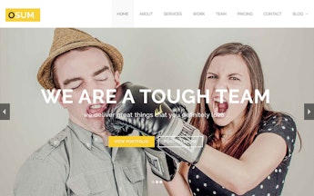 New single page business theme