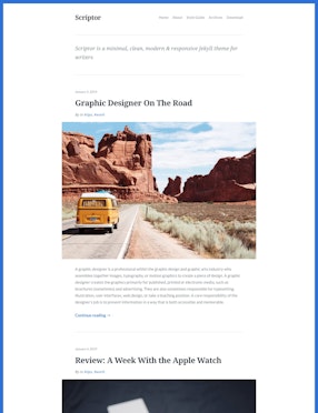 Scriptor Jekyll Theme