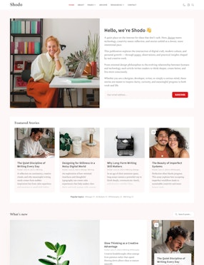 Shodo Jekyll Theme