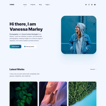 Vonge Jekyll Theme